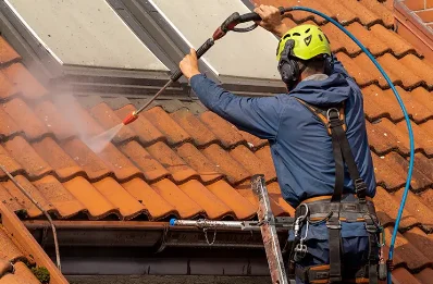 Démoussage et hydrofuge de toiture à Denezières